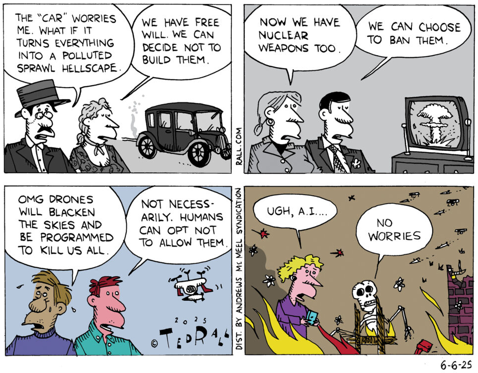 Comic by Ted Rall